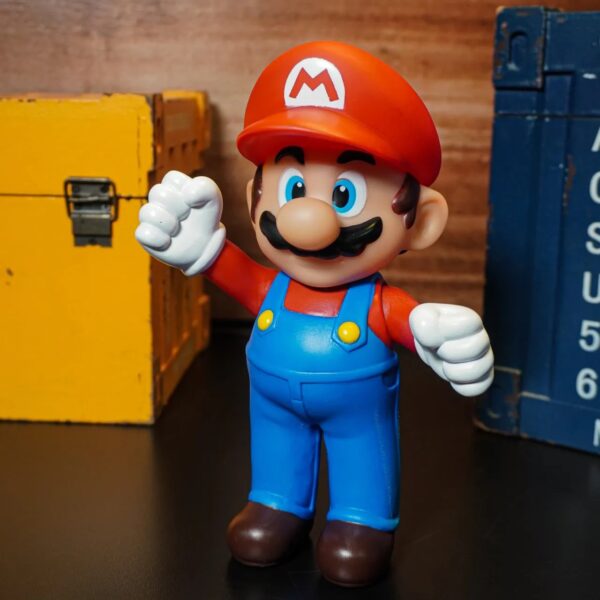 Boneco Mário Vermelho Articulado Super Size 20cm - Mario World