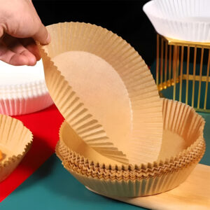 Kit 50 Formas para Air Fryer de Papel Descartáveis